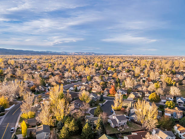 istock Colorado homes aerial view 524299181