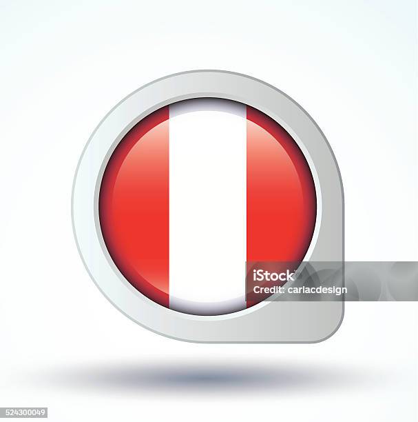 Drapeau Du Pérou Illustration Vectorielle Vecteurs libres de droits et