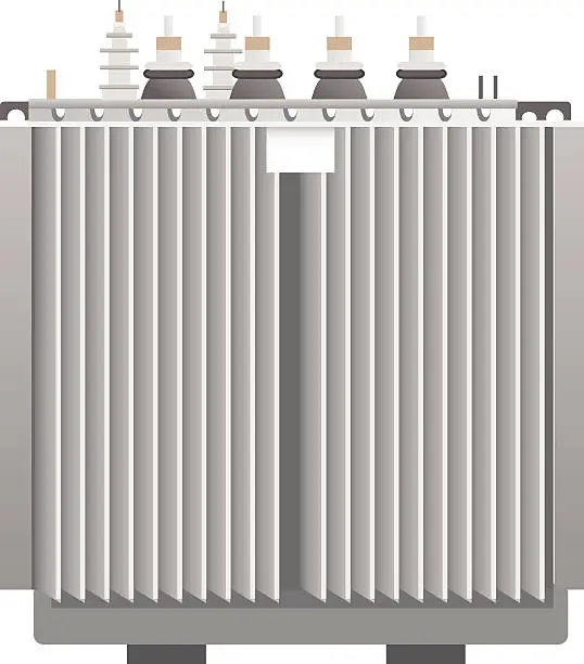 Vector illustration of Electric transformer