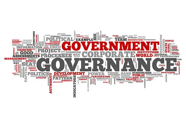 Photo of Word Cloud Governance