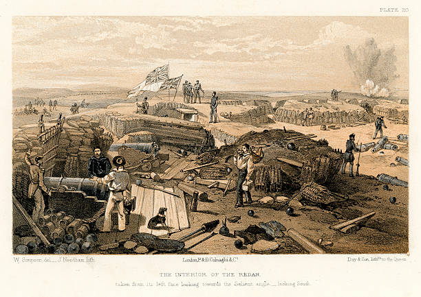 Crimean War - Interior of the Redan