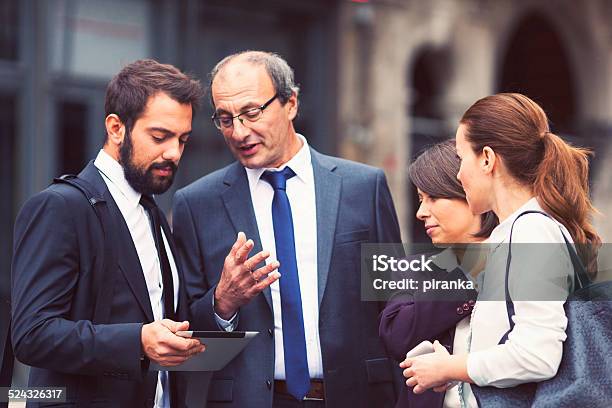 Business People In The City Stock Photo - Download Image Now - Istanbul, Businessman, Discussion