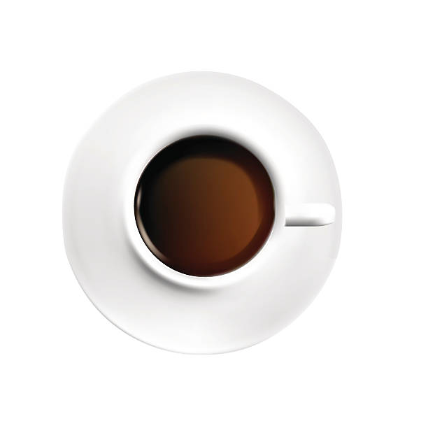 istock White porcelain Cup of black coffee 524326929