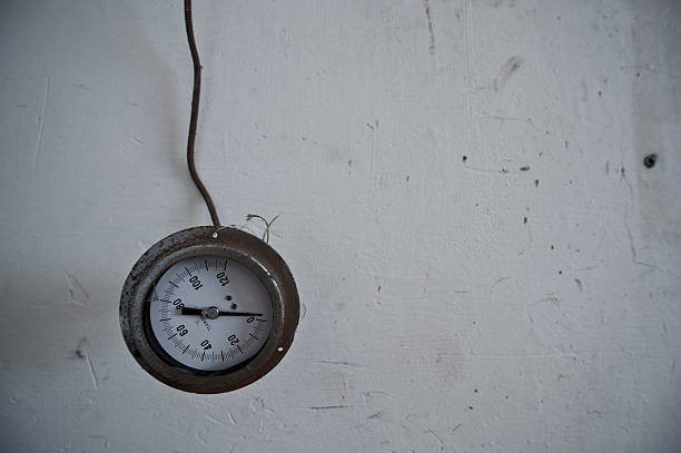 istock Closeup of pressure meter 524327361