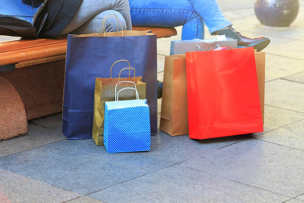 istock Best Friends Resting After Shopping 524327447