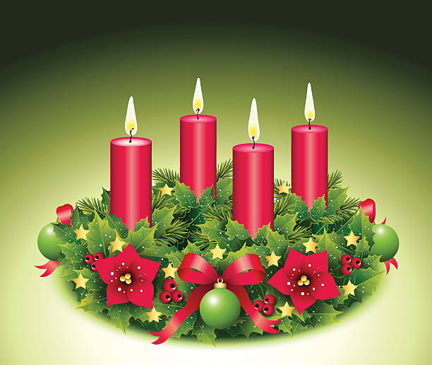 Ilustración de Advent Corona Con Cuatro Quemar Velas y más Vectores Libres de Derechos de Adviento - Adviento, Corona de adviento, Decoración en la punta del árbol - iStock Ilustración de Advent Corona Con Cuatro Quemar Velas y más Vectores Libres de Derechos de Adviento - Adviento, Corona de adviento, Decoración en la punta del árbol - iStock