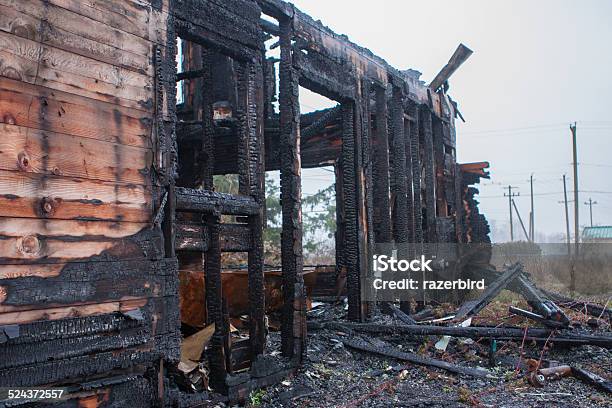 Fire Damage To House Stock Photo - Download Image Now - Restoring, Fire - Natural Phenomenon, Damaged