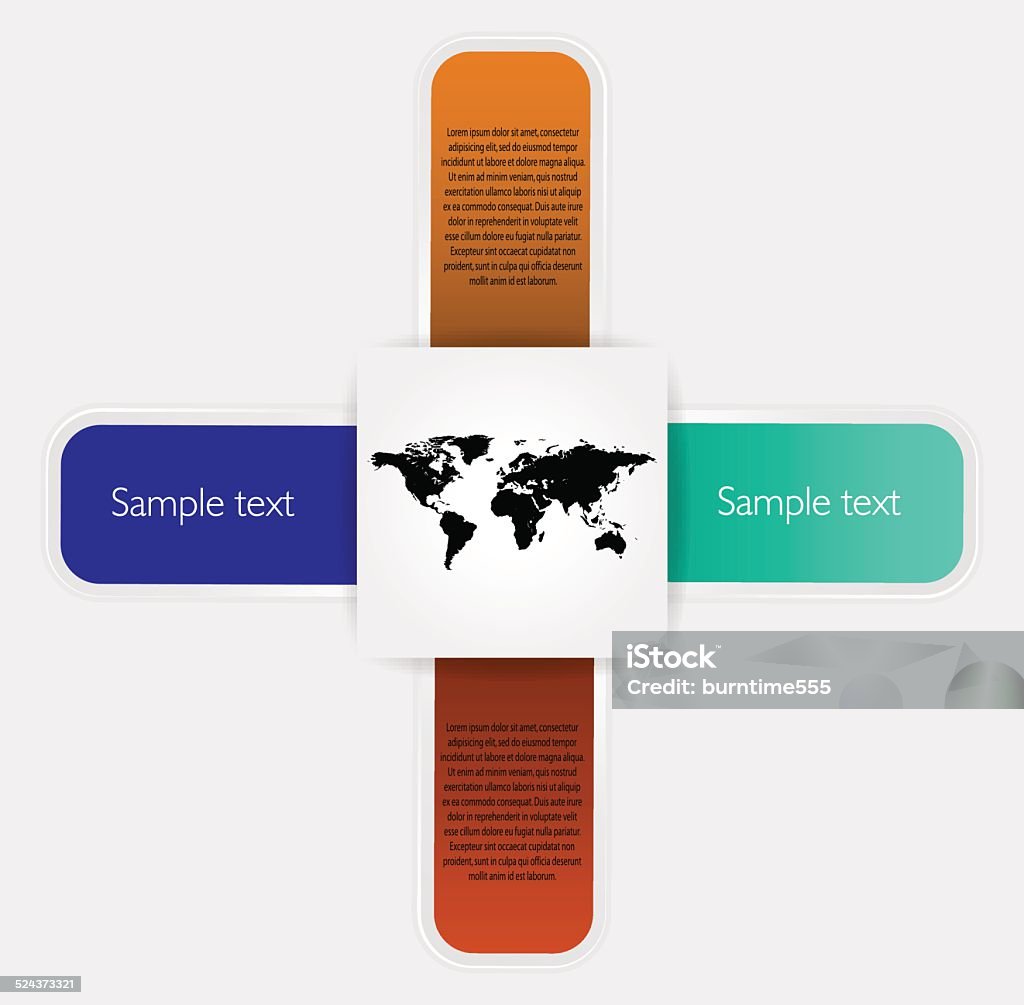 World Sticker Vector Stickers Elements And World Map Vector Stock Illustration - Download ...