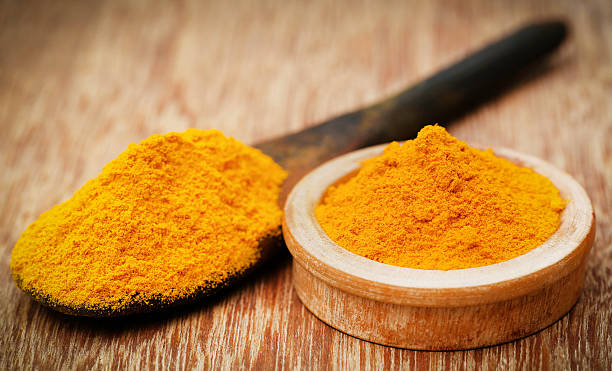 istock Ground turmeric in a spoon and bowl 524376066