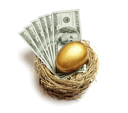 Free Stock Photo of Golden Egg Represents Easter Eggs And Finance