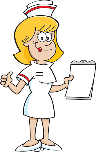 Cartoon Nurse With A Clipboard Stock Illustration - Download Image Now -  Humor, Nurse, Adult - iStock