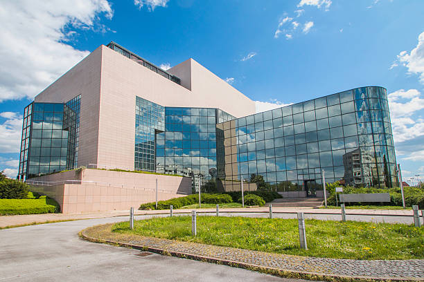 istock National and University Library in Zagreb, Croatia 524381162