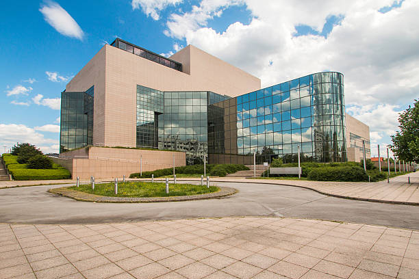 istock National and University Library in Zagreb, Croatia 524381448