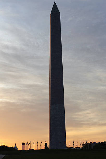 istock Washington monument at the mall in DC 524383754