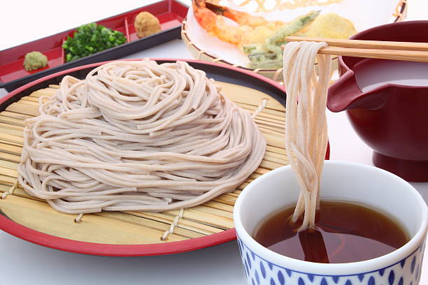 istock Soba, buckwheat noodles 524385756