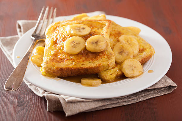 istock french toasts with caramelized banana for breakfast 524388296