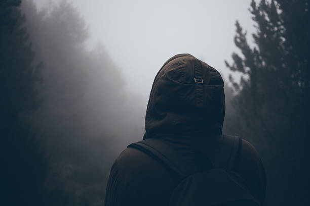 istock Traveller in a fog 524388700