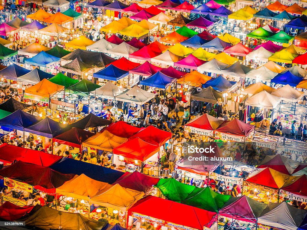 Stab Fai Markt Bangkok, Thailand - Lizenzfrei Thailand Stock-Foto
