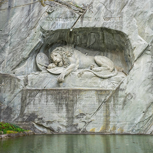 istock Dying Lion Wall Monument, Lucerne Switzerland 524389752