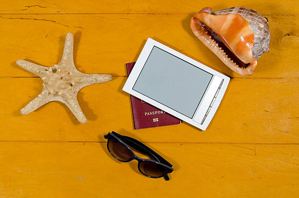 istock Travel concept with passport and tablet 524395362
