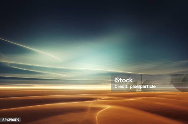 Surreal Desert Landscape Stock Photo - Download Image Now - Desert Area, Abstract, Landscape - Scenery