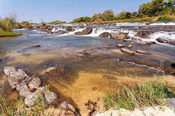 istock Famous Popa falls in Caprivi, North Namibia 524397099