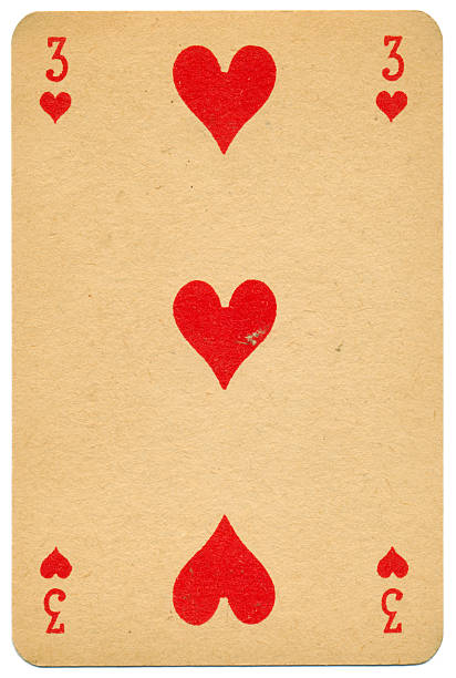 istock Stylish Three of Hearts Biermans playing card Belgium 1910 524397977
