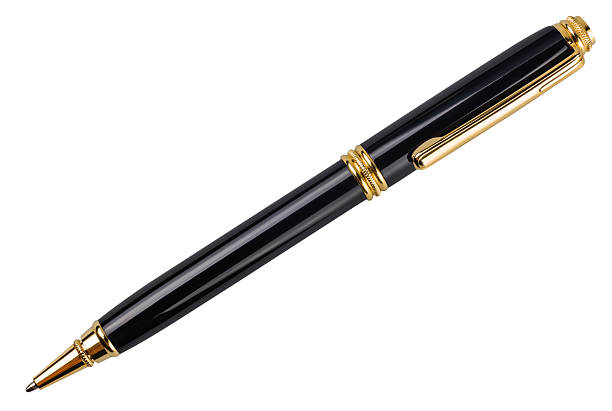 istock gold ballpoint isolated on white background 524399083