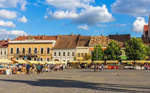 Union Square in Cluj-Napoca, Romania