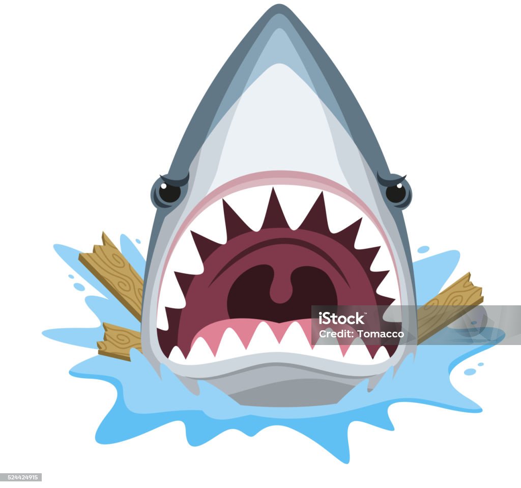 Shark Attack Jaw Teeth Mad Furious Stock Illustration - Download Image Now  - Shark, Human Jaw Bone, Animal Teeth - iStock