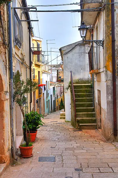 Alleyway. San Giovanni Rotondo. Puglia. Italy.