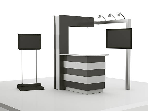 istock booth in a trade show 524427841
