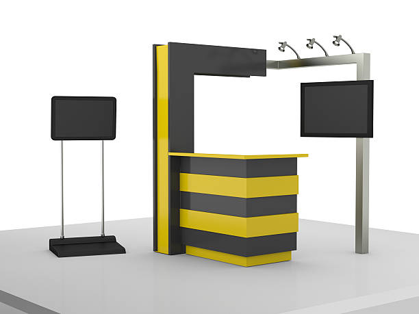 istock booth in a trade show 524427853