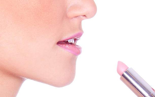 istock Girl. Lipstick. Cosmetics. 524448513