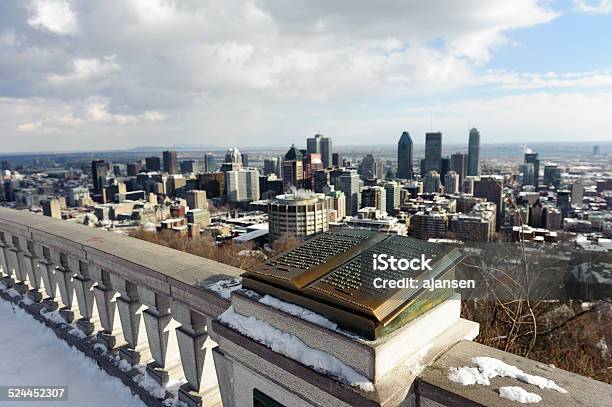 Book With The History Of Mount Royal Stock Photo - Download Image Now - Aerial View, Architecture, Autumn