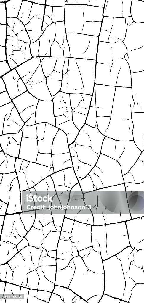 Crack Pattern On White Bump Alpha Map For 3d Use Stock Photo - Download ...