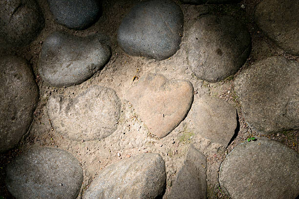 composition of sea pebbles background