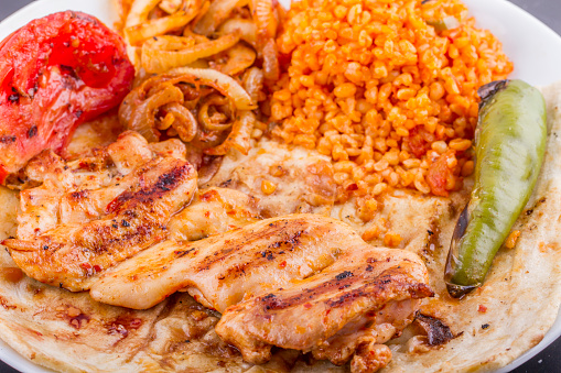 Grilled Chicken Breast and Bulgur