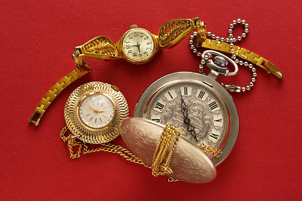 istock Two pocket watches and handwatch 524473591