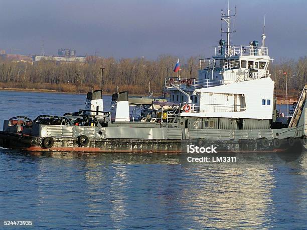 River Ship Tug Pusher Power 700 Hp Stock Photo - Download Image Now - Blue, Business, Business Finance and Industry