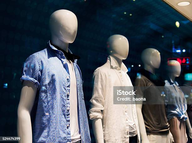 Window Display Stock Photo - Download Image Now - Mannequin, Menswear, Store