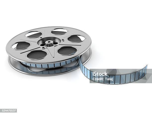 Film Reel Stock Photo - Download Image Now - Camera Film, Cut Out
