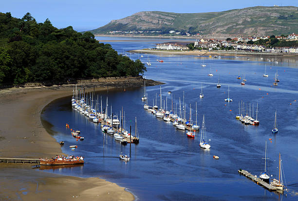 Conwy Bay stock photo