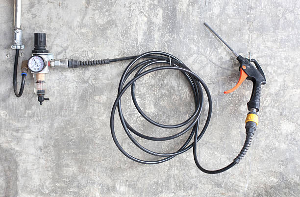 istock pressure gauge with air powered blower 524508657