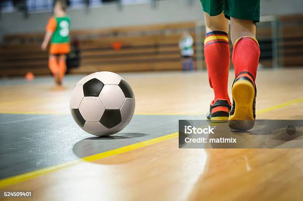 Football Soccer Training Game For Children Stock Photo - Download Image Now - Backgrounds, Boys, Celebration