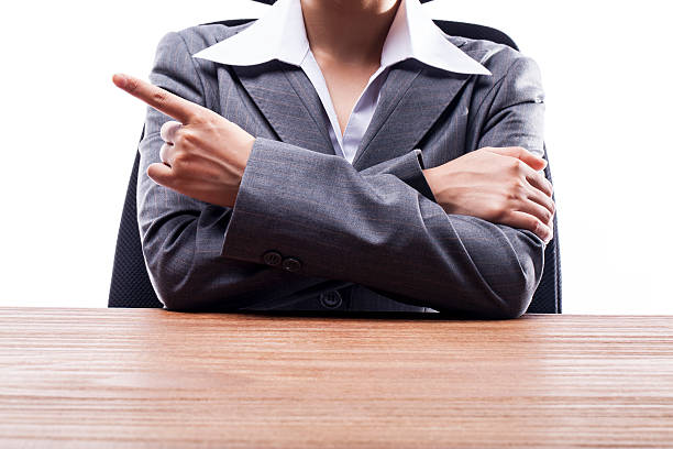 istock Businesswoman Pointing to the Side 524509449