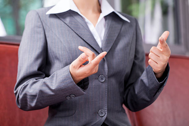 istock Businesswoman Presenting 524512201