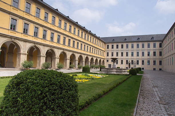 istock courtyard from the hospital 524525818