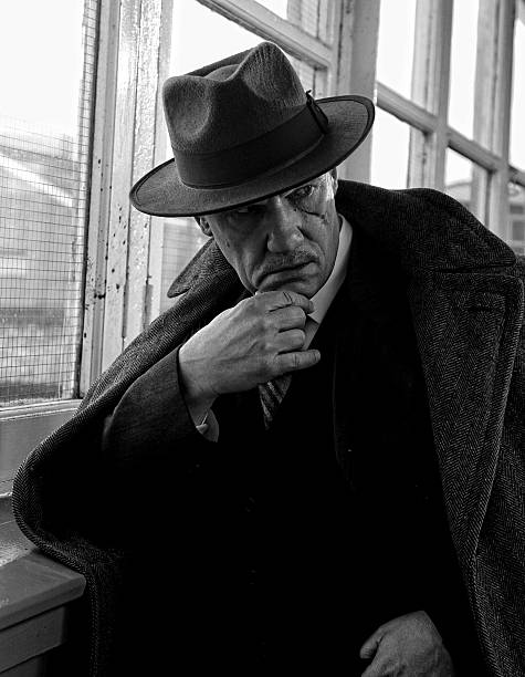 istock Film Noir style gangster 524527730