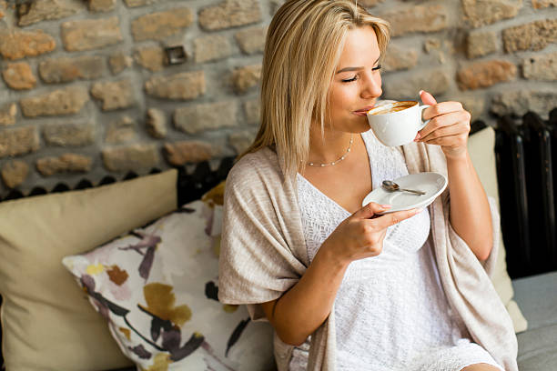 istock Young woman in the cafe 524530538